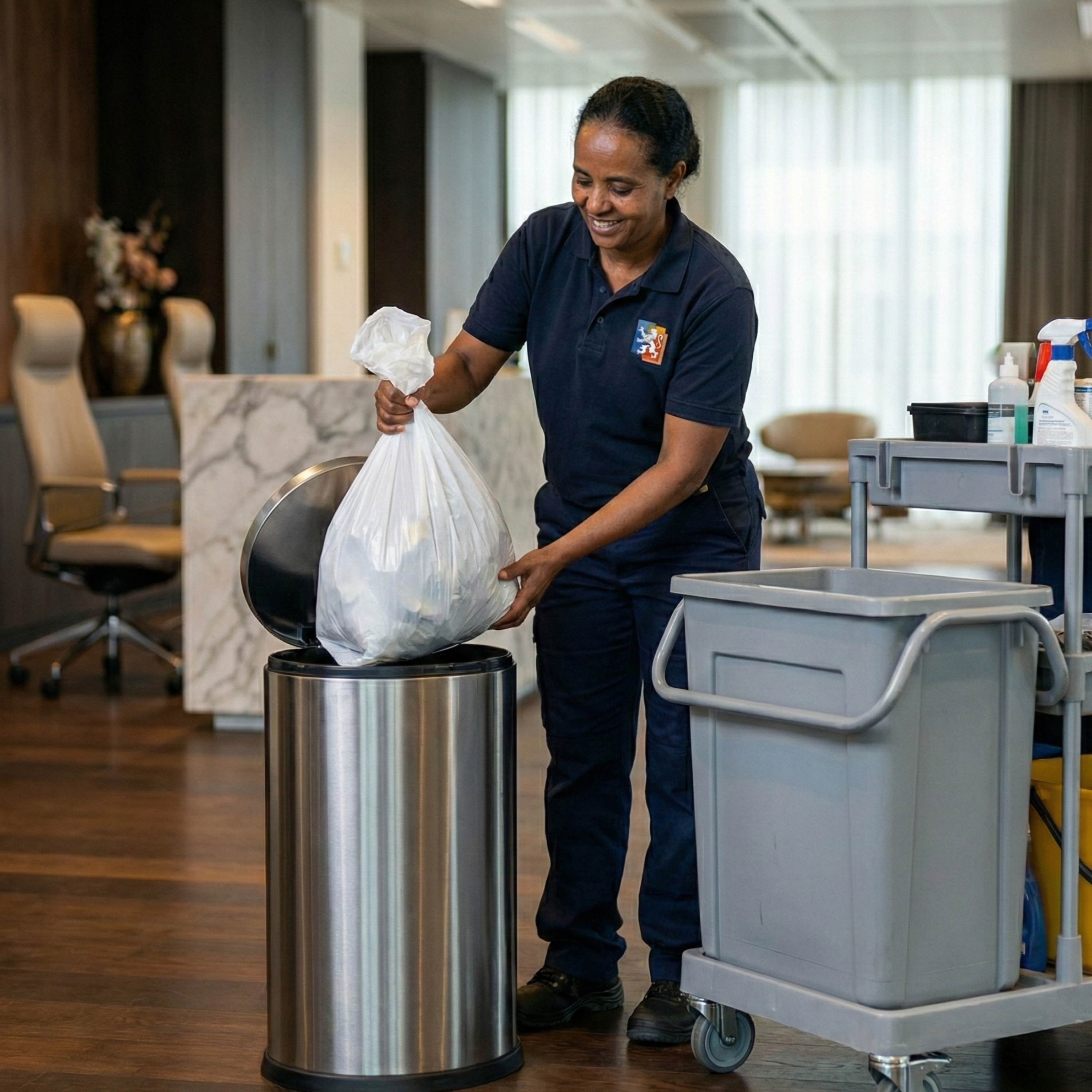 Professioneel afvalbeheer met gereguleerde afval stromen