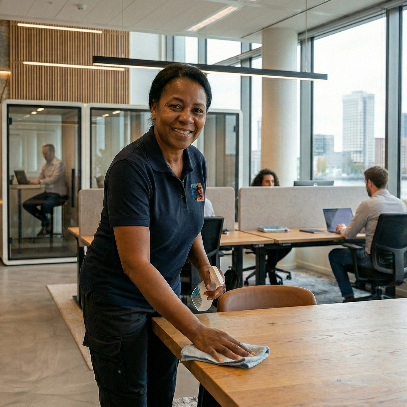 Onze toegewijde locale medewerker in Amsterdam staat klaar voor uw kantoor