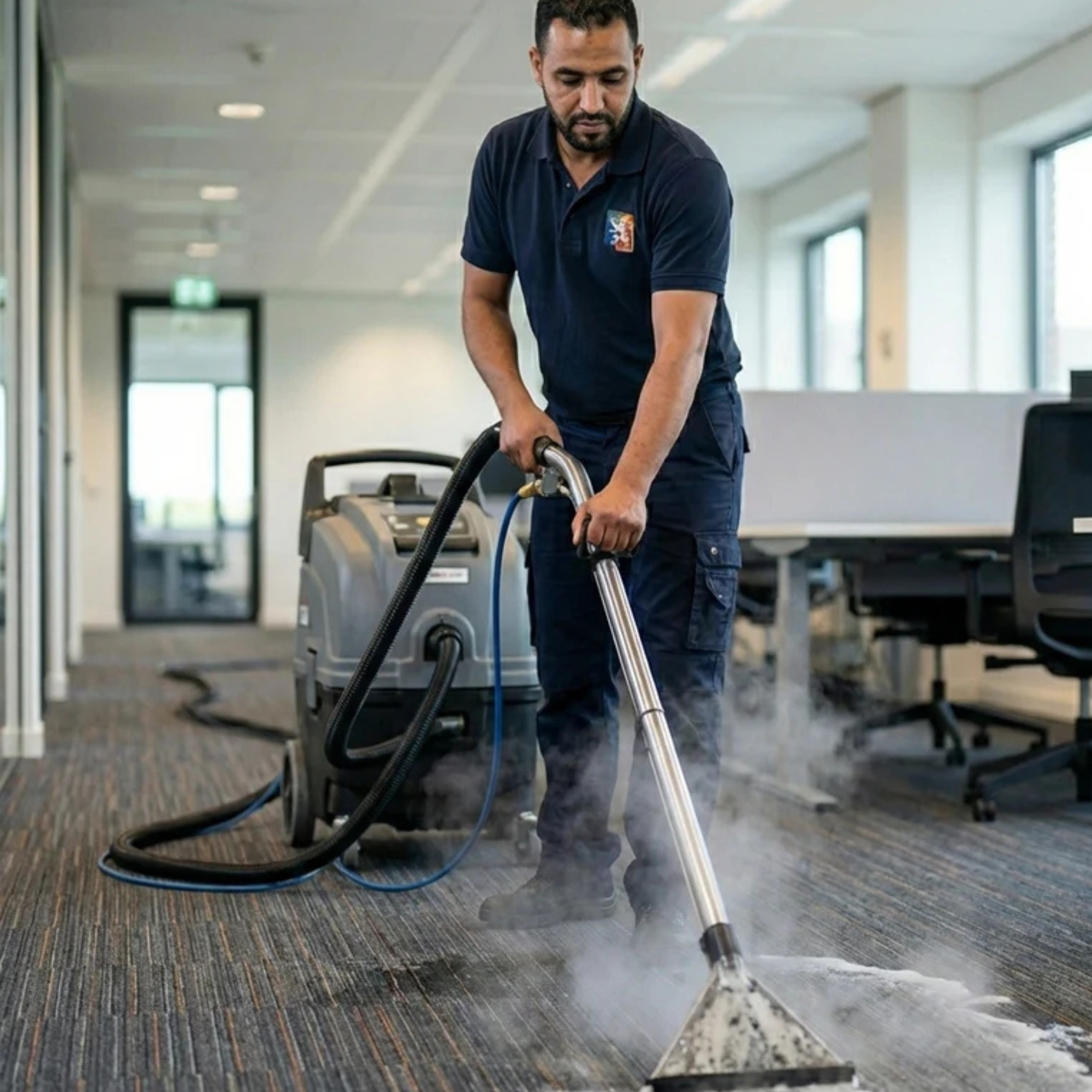 tapijt moet regelmatig diep gereinigd worden, wij leveren die service