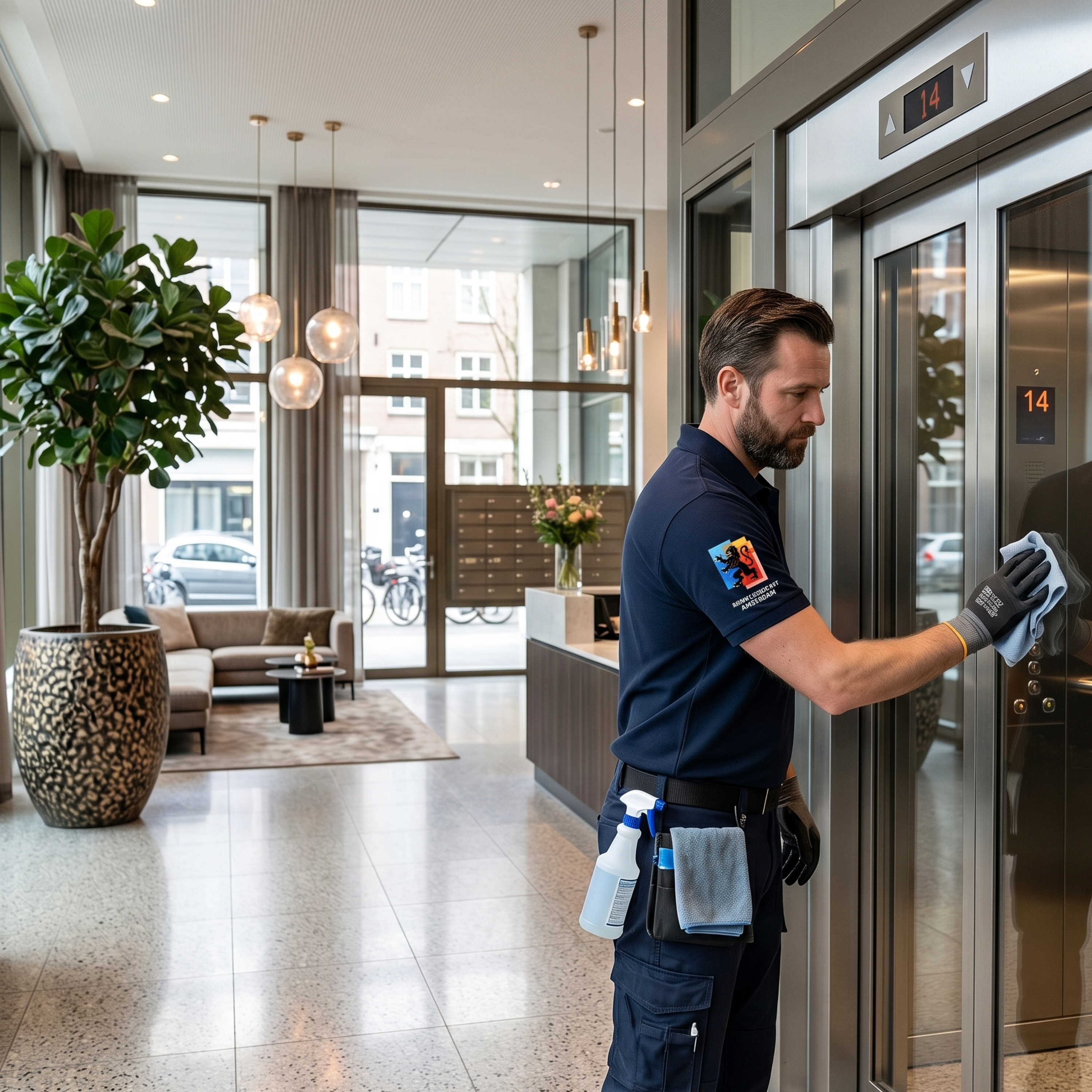 schoonmaken van algemene ruimtes binnen een vve worden geregeld door domein faciltaire diensten