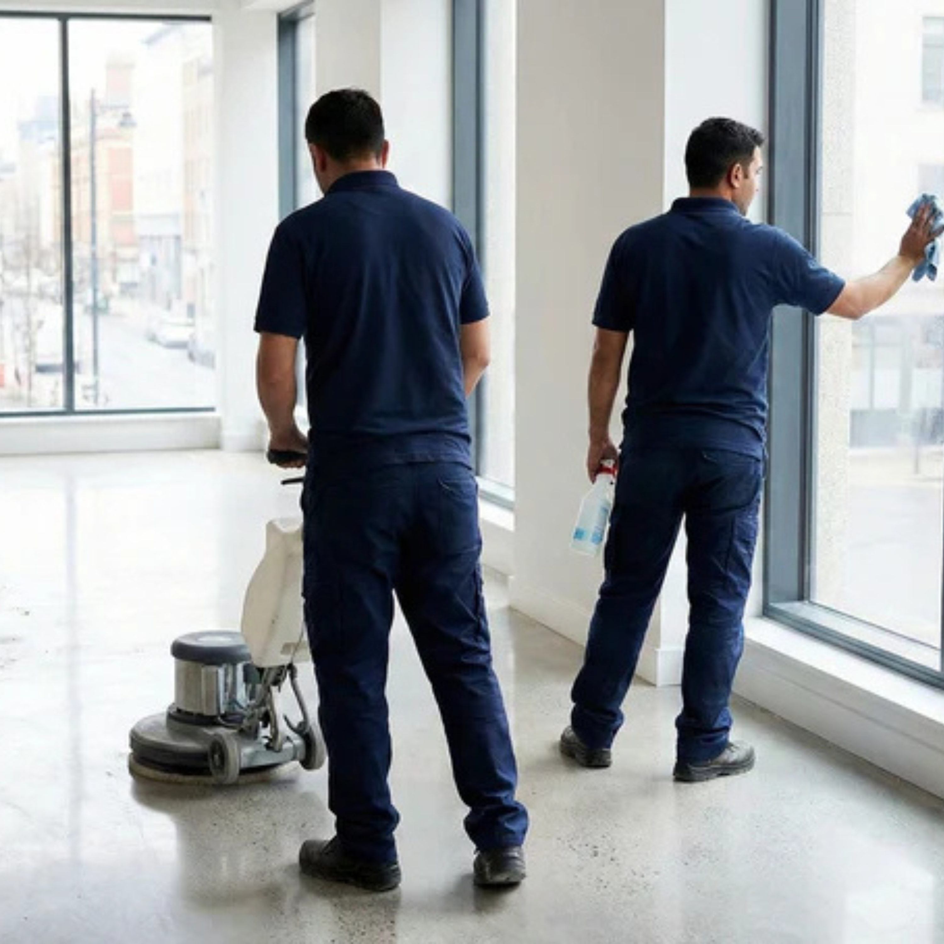 Ons team neemt alle zorg uit handen voor de oplevering van uw pand, naadloos schoon