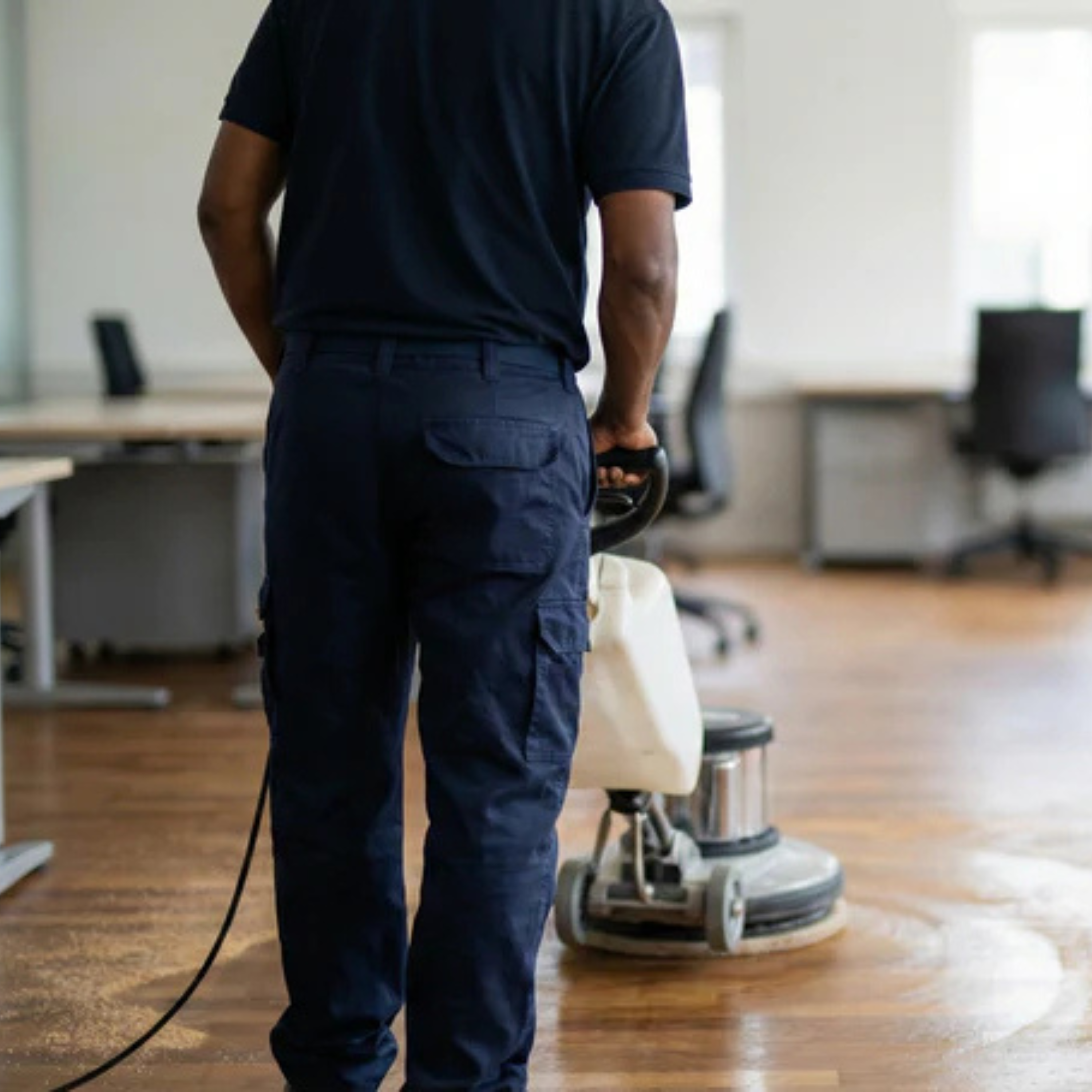 Domein Facilitaire Diensten kan uw houten vloer onderhouden, dit kunnen wij ook meenemen in uw offerte